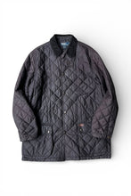 画像をギャラリービューアに読み込む, 90'S QUILTING HUNTING JACKET / BLACK [SIZE: M USED]

