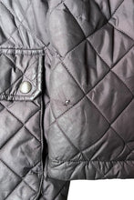 画像をギャラリービューアに読み込む, 90'S QUILTING HUNTING JACKET / BLACK [SIZE: M USED]
