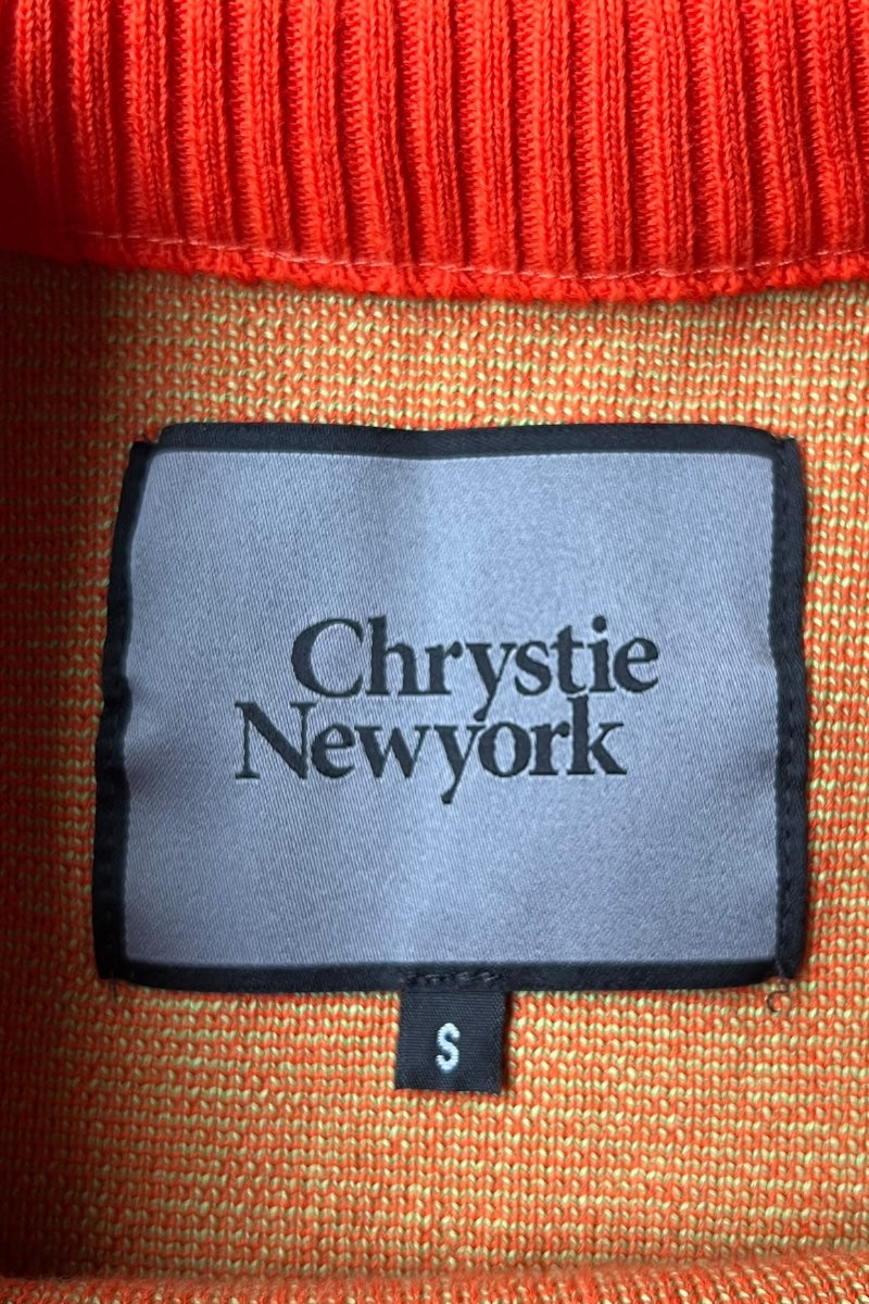 MADE IN PORTUGAL SKATEBOARDING KNIT SWEATER / ORANGE [SIZE: S USED]