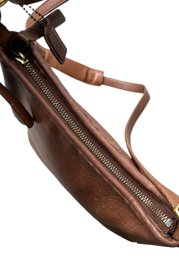 MADE IN USA 90'S LEATHER BAG / BROWN [SIZE: ONE SIZE USED]