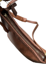 画像をギャラリービューアに読み込む, MADE IN USA 90'S LEATHER BAG / BROWN [SIZE: ONE SIZE USED]
