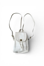 画像をギャラリービューアに読み込む, MADE IN USA 90'S LEATHER SMALL BACKPACK / WHITE [SIZE: ONE SIZE USED]
