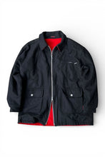 画像をギャラリービューアに読み込む, 90'S WOOL REVERSIBLE JACKET / BLACK [SIZE: L USED]
