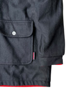 画像をギャラリービューアに読み込む, 90'S WOOL REVERSIBLE JACKET / BLACK [SIZE: L USED]
