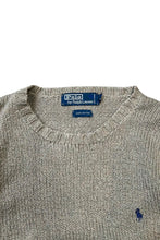 画像をギャラリービューアに読み込む, 90'S COTTON KNIT SWEATER / KHAKI [SIZE: M USED]
