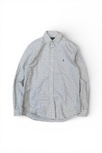 画像をギャラリービューアに読み込む, 90'S L/S BD CHECK SHIRT / WHITE [SIZE: M USED]
