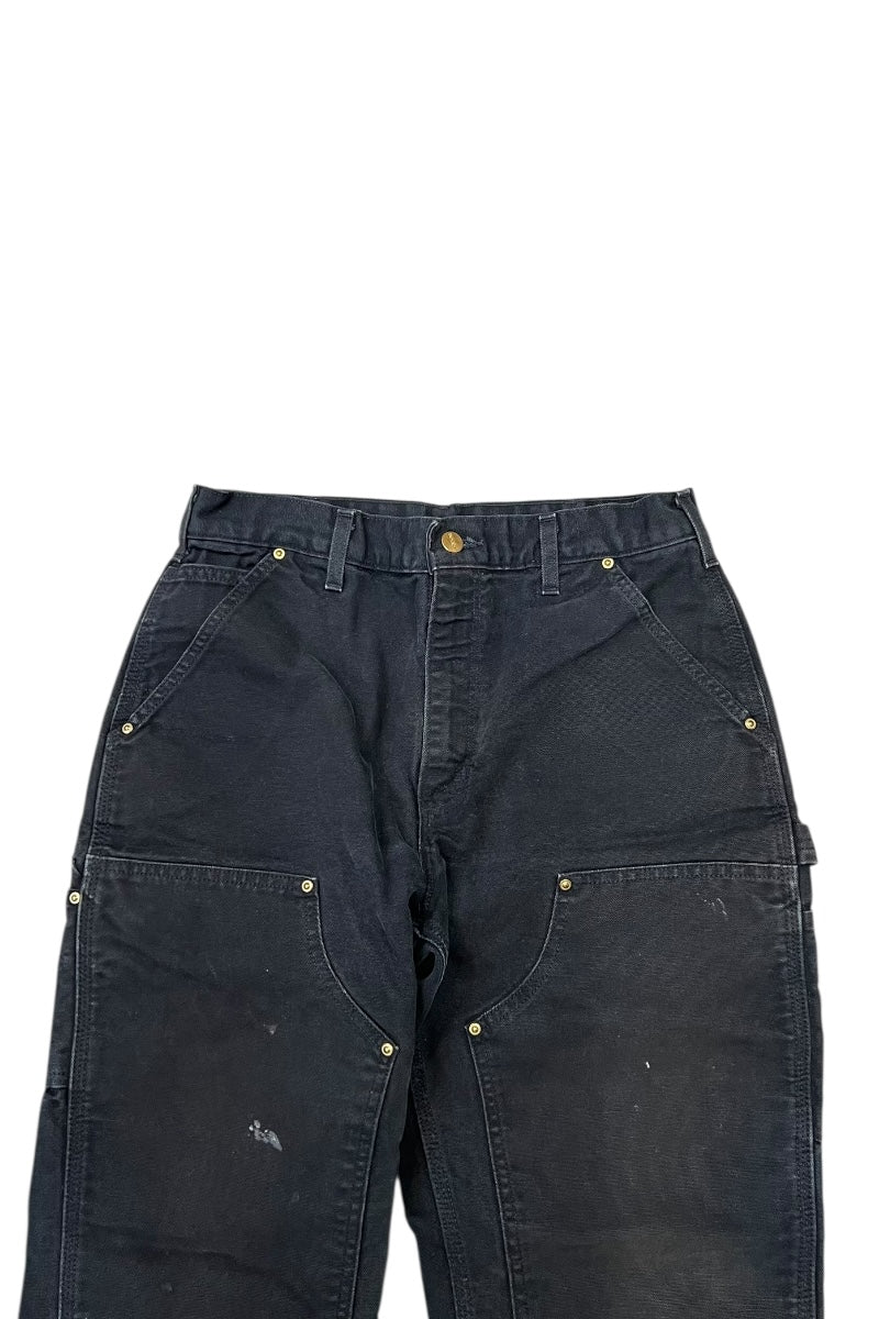 MADE IN USA 20'S DOUBLE KNEE DUCK PANTS USA Design / BLACK [SIZE: 32 USED]