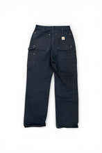画像をギャラリービューアに読み込む, MADE IN USA 20'S DOUBLE KNEE DUCK PANTS USA企画品 / BLACK [SIZE: 32 USED]
