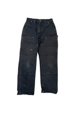 画像をギャラリービューアに読み込む, MADE IN USA 20'S DOUBLE KNEE DUCK PANTS USA企画品 / BLACK [SIZE: 32 USED]
