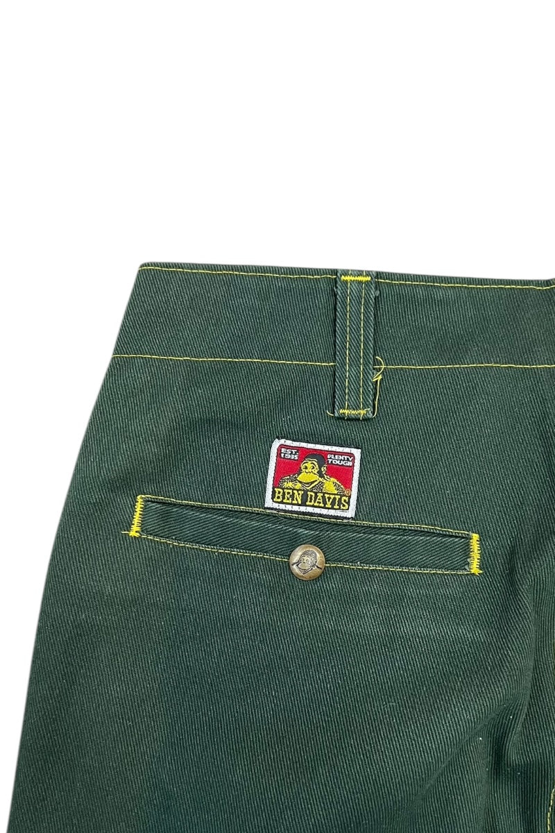 90'S-Y2K WORK PANTS / GREEN [SIZE: 32 USED]