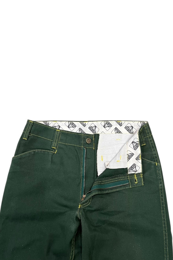 90'S-Y2K WORK PANTS / GREEN [SIZE: 32 USED]