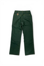 画像をギャラリービューアに読み込む, 90'S-Y2K WORK PANTS / GREEN [SIZE: 32 USED]
