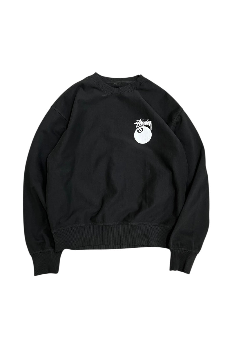 8 BALL SWEATSHIRT / BLACK [SIZE: L USED]