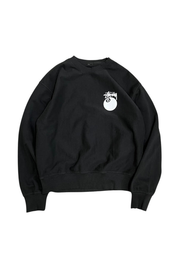 8 BALL SWEATSHIRT / BLACK [SIZE: L USED]