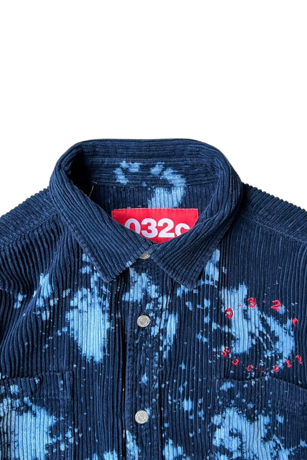 MADE IN TURKEY 17AW CORDUROY PEROXIDE SHIRT JACKET / NAVY [SIZE: L USED]