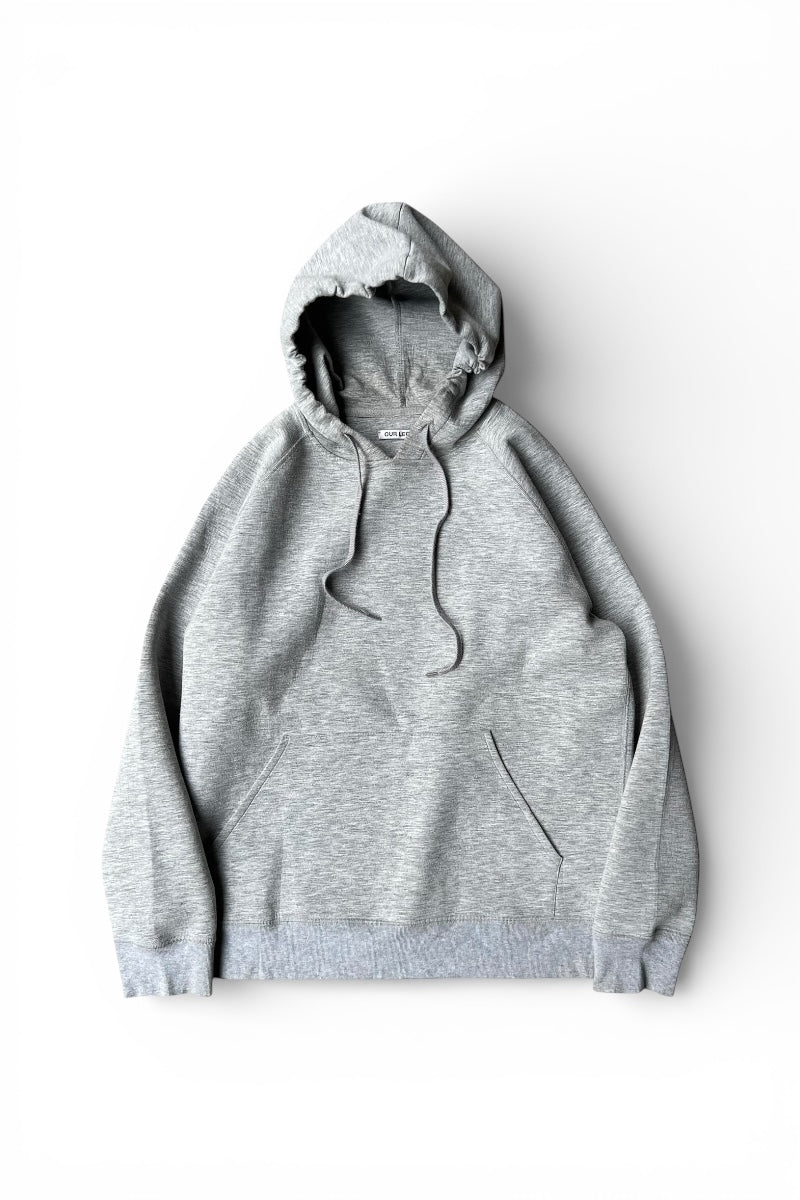 MADE IN PORTUGAL SCUBA HOODIE SWEATSHIRT / GRAY [SIZE: 48 USED]