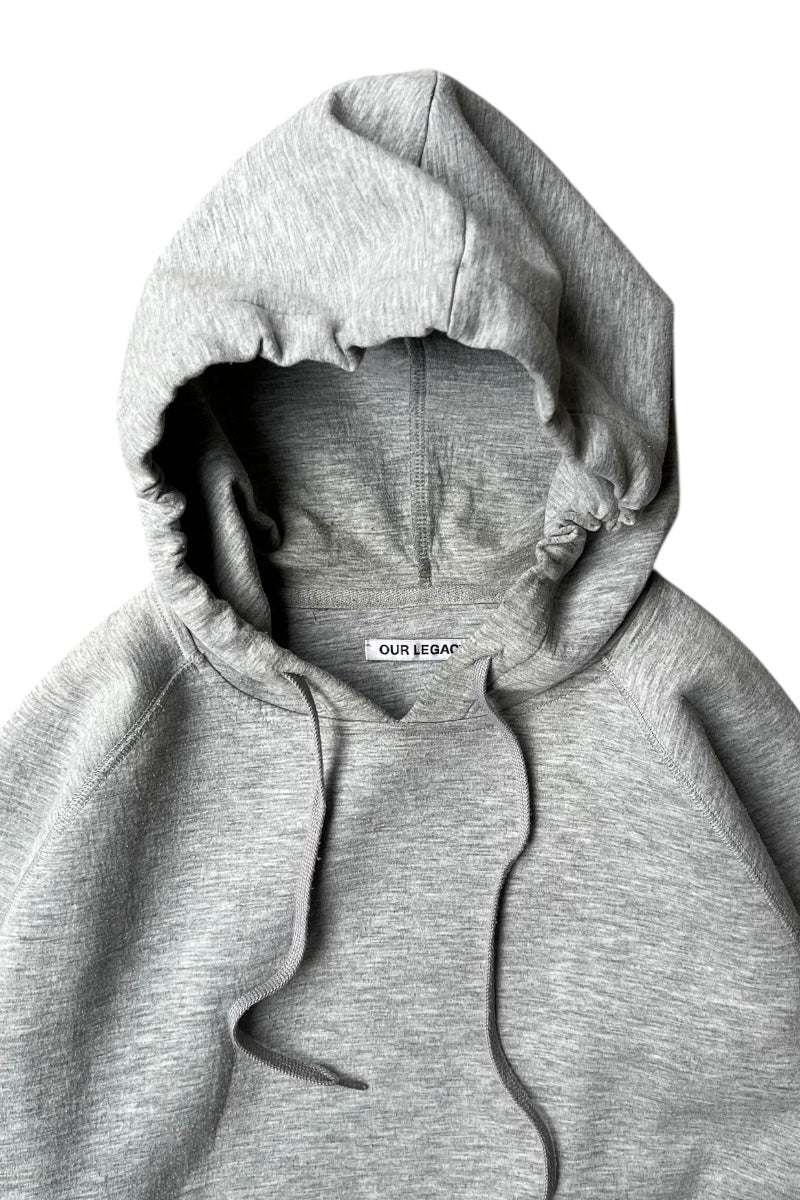 MADE IN PORTUGAL SCUBA HOODIE SWEATSHIRT / GRAY [SIZE: 48 USED]