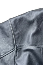 画像をギャラリービューアに読み込む, Y2K EARLY 00'S LEATHER JACKET / BLACK [SIZE: XL USED]

