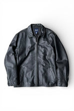 画像をギャラリービューアに読み込む, Y2K EARLY 00'S LEATHER JACKET / BLACK [SIZE: XL USED]
