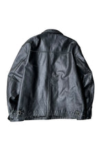 画像をギャラリービューアに読み込む, Y2K EARLY 00'S LEATHER JACKET / BLACK [SIZE: XL USED]
