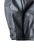 画像をギャラリービューアに読み込む, Y2K EARLY 00'S LEATHER JACKET / BLACK [SIZE: XL USED]
