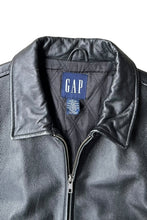 画像をギャラリービューアに読み込む, Y2K EARLY 00'S LEATHER JACKET / BLACK [SIZE: XL USED]
