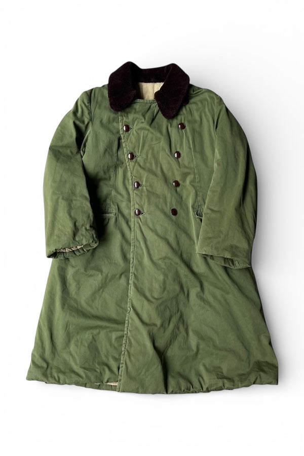 70'S CHINA ARMY 87 TYPE COAT / OLIVE [SIZE: L USED]