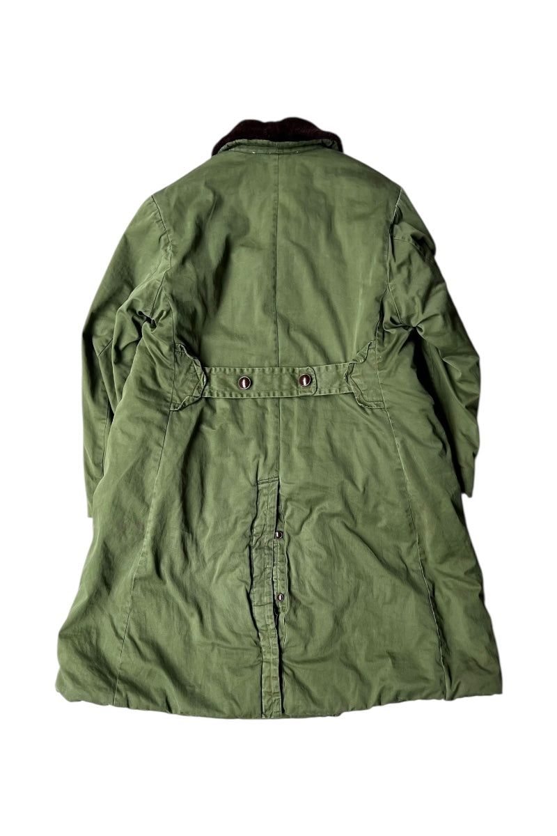 70'S CHINA ARMY 87 TYPE COAT / OLIVE [SIZE: L USED]
