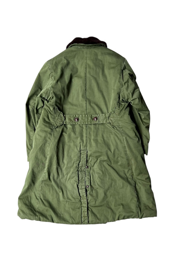 70'S CHINA ARMY 87 TYPE COAT / OLIVE [SIZE: L USED]