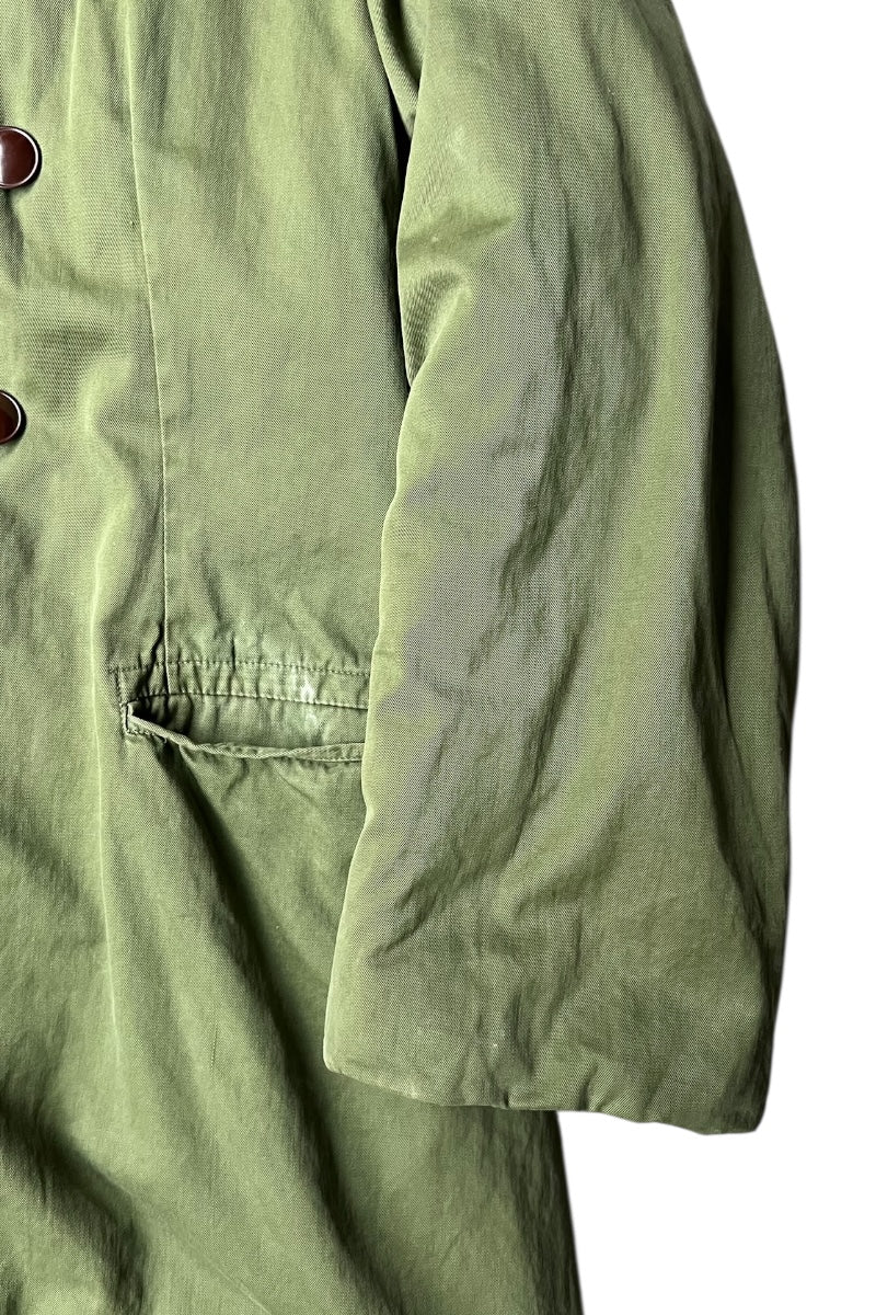 70'S CHINA ARMY 87 TYPE COAT / OLIVE [SIZE: L USED]