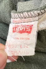 画像をギャラリービューアに読み込む, MADE IN USA 90'S 550 DENIM PANTS ORANGE-TAB / GREEN [SIZE: 31 USED]
