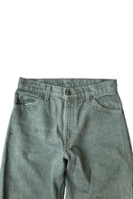 画像をギャラリービューアに読み込む, MADE IN USA 90'S 550 DENIM PANTS ORANGE-TAB / GREEN [SIZE: 31 USED]
