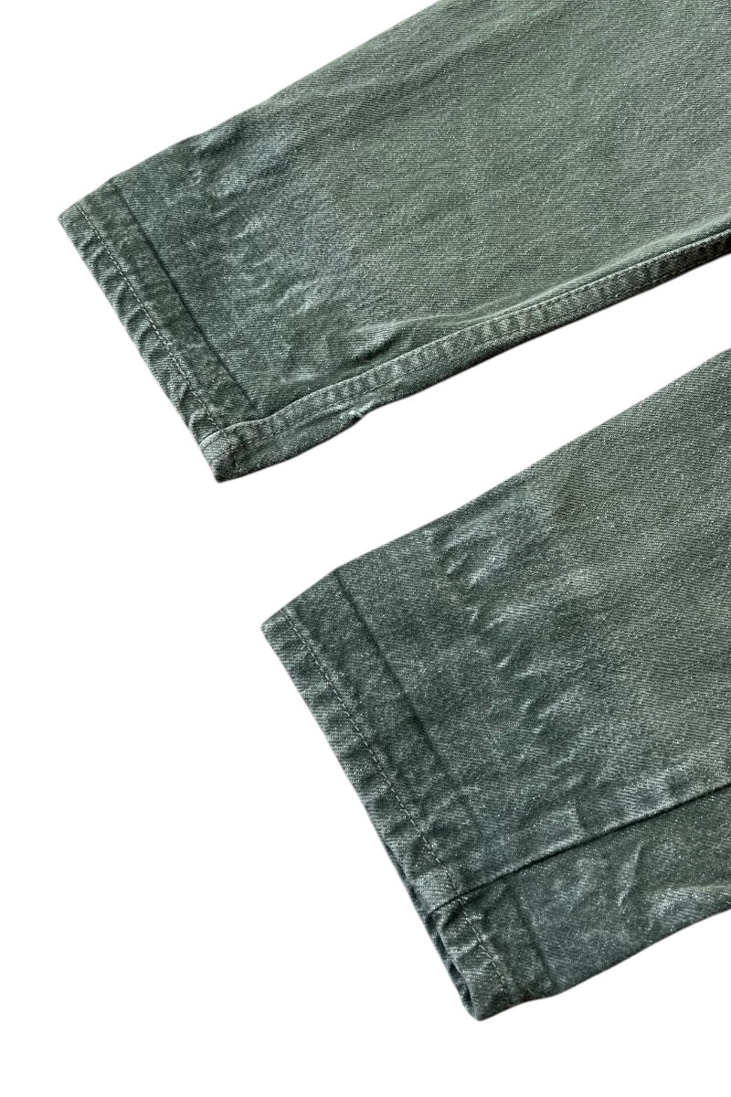 MADE IN USA 90'S 550 DENIM PANTS ORANGE-TAB / GREEN [SIZE: 31 USED]