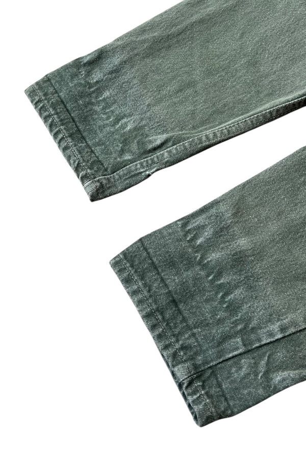 MADE IN USA 90'S 550 DENIM PANTS ORANGE-TAB / GREEN [SIZE: 31 USED]