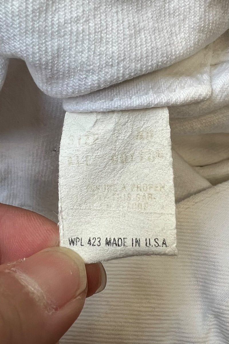MADE IN USA 90'S 3RD TYPE DENIM JACKET / WHITE [SIZE: M USED]