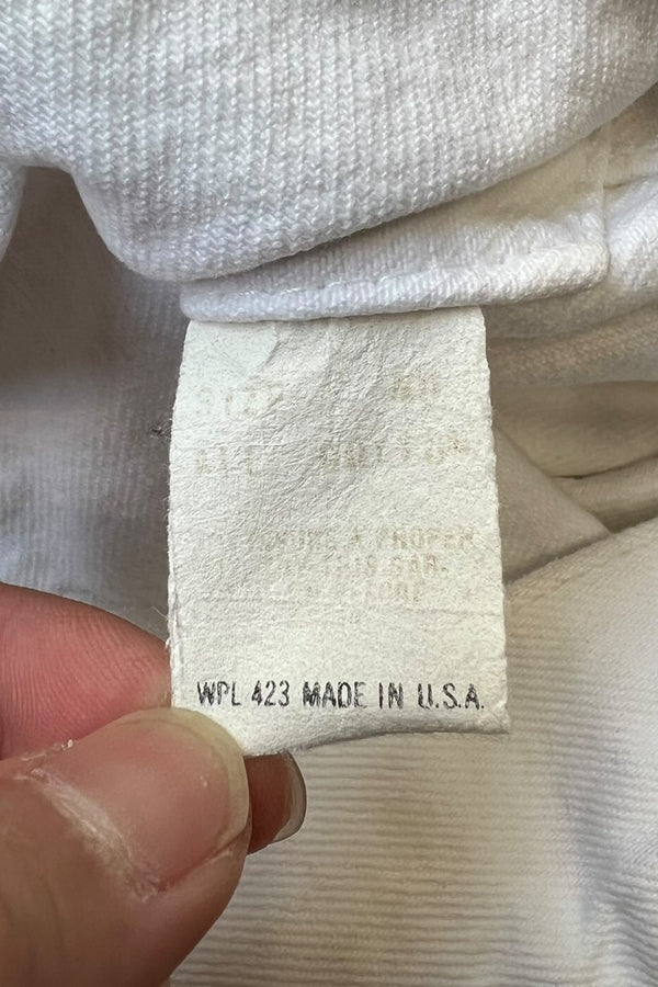 MADE IN USA 90'S 3RD TYPE DENIM JACKET / WHITE [SIZE: M USED]
