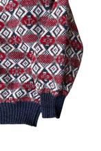 画像をギャラリービューアに読み込む, MADE IN ITALY 90'S POLO SWEATER / PATTERN [SIZE: L USED]
