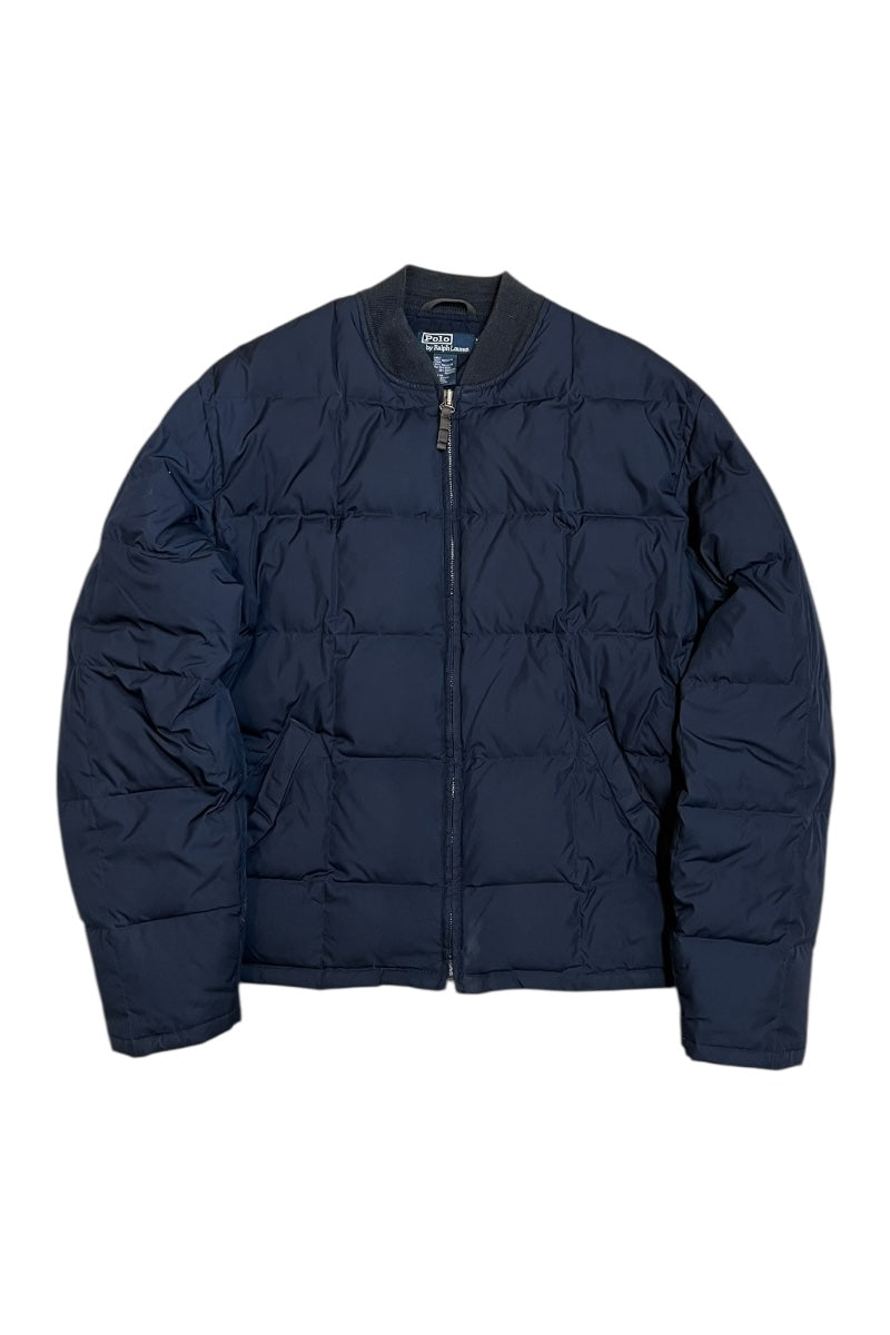 90'S DOWN JACKET / NAVY [SIZE: L USED]