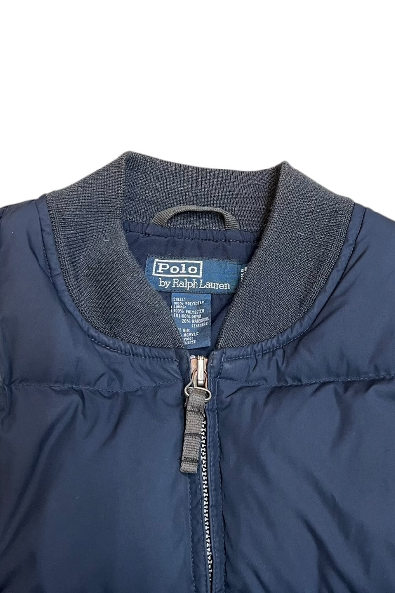 90'S DOWN JACKET / NAVY [SIZE: L USED]