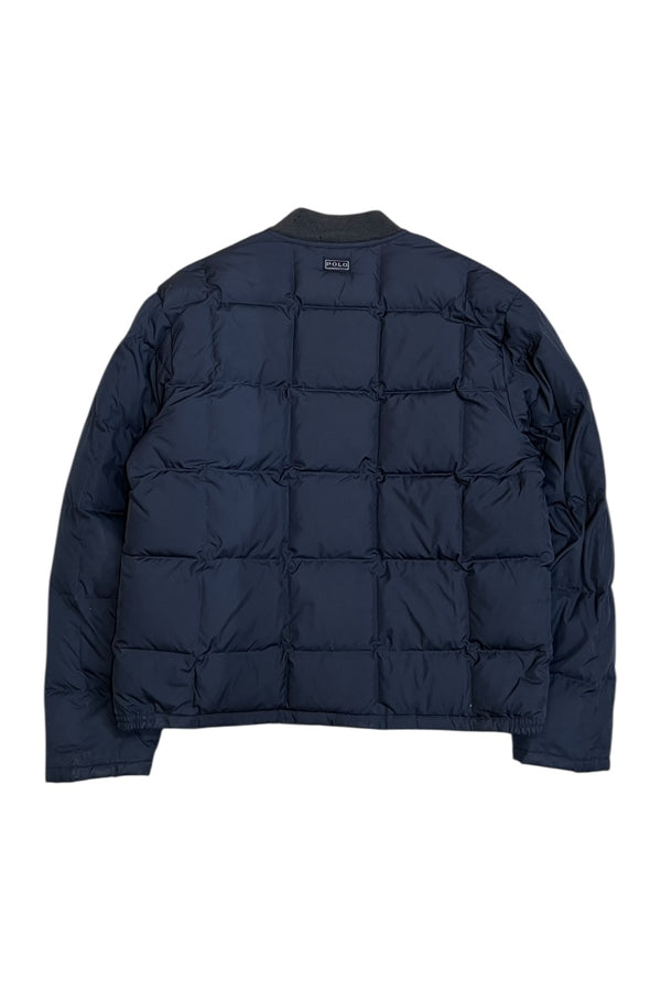 90'S DOWN JACKET / NAVY [SIZE: L USED]