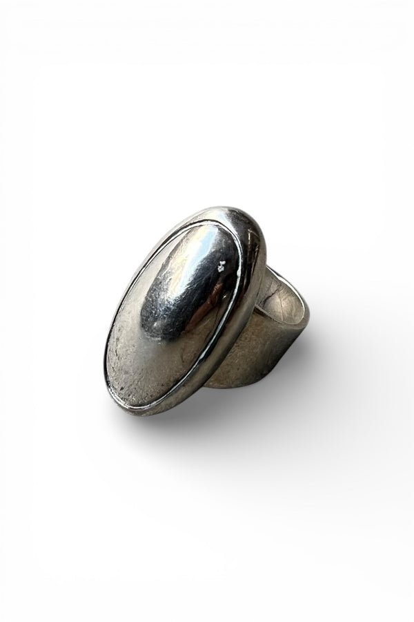 MADE IN MEXICO 925 SILVER RING / SILVER [SIZE: Equivalent to JP size 12 USED]