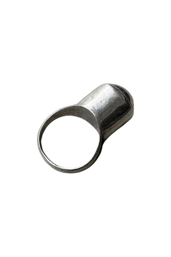 925 SILVER RING / SILVER [SIZE: Equivalent to JP 24 / USED]