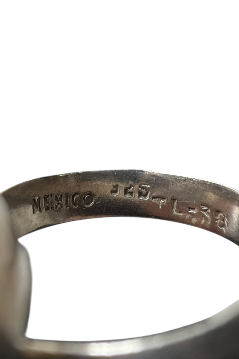 MADE IN MEXICO 925 SILVER RING / SILVER [SIZE: Equivalent to JP 11 USED]