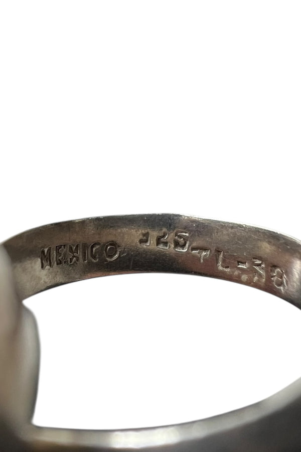 MADE IN MEXICO 925 SILVER RING / SILVER [SIZE: Equivalent to JP 11 USED]
