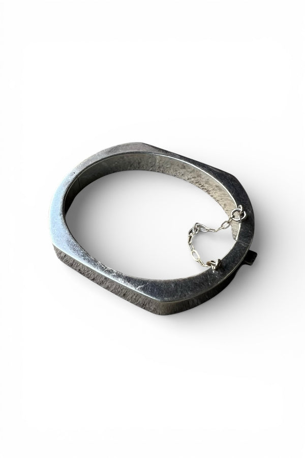 STERLING 925 SILVER BANGLE / SILVER [SIZE: ONE SIZE USED]