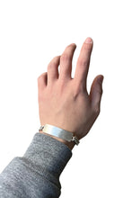 画像をギャラリービューアに読み込む, 925 SILVER ID BRACELET / SILVER [SIZE: ONE SIZE USED]
