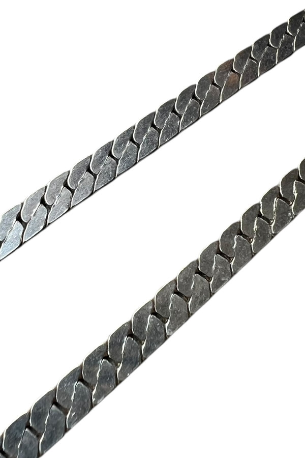 MADE IN ITALY 925 SILVER CHAIN NECKLACE / SILVER [SIZE: ONE SIZE USED]