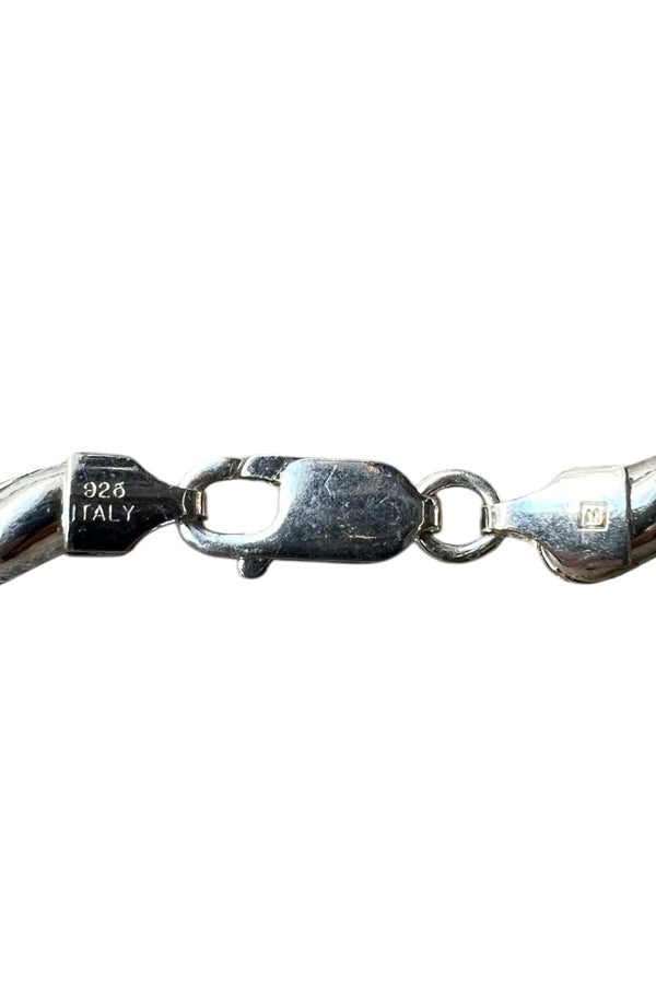 MADE IN ITALY 925 SILVER NECKLACE / SILVER [SIZE: ONE SIZE USED]