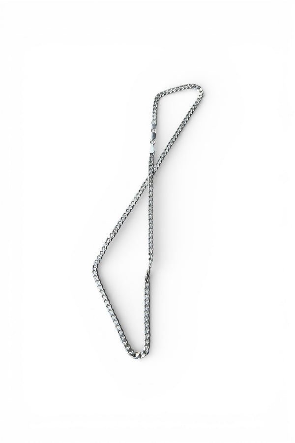 MADE IN ITALY 925 SILVER NECKLACE / SILVER [SIZE: ONE SIZE USED]
