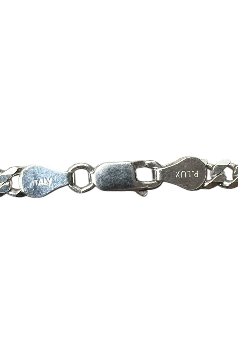 MADE IN ITALY 925 SILVER NECKLACE / SILVER [SIZE: ONE SIZE USED]
